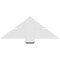 Ekena Millwork Redmond Architectural Grade PVC Gable Bracket, 36"W x 13 1/2"H x 6"D x 6"F, 9/12 Pitch GBP036X14X0606RED00 - alternate 2